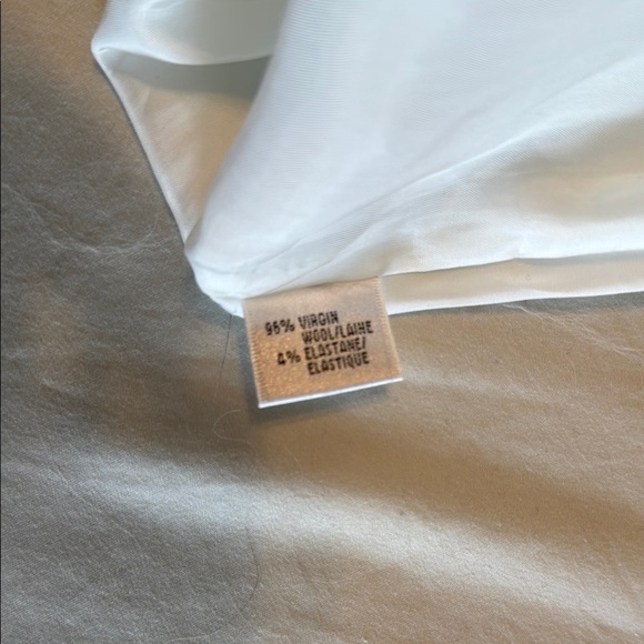 NWOT Lafayette 148 New York Cream Straight Leg Trousers stunning - Picture 9 of 10